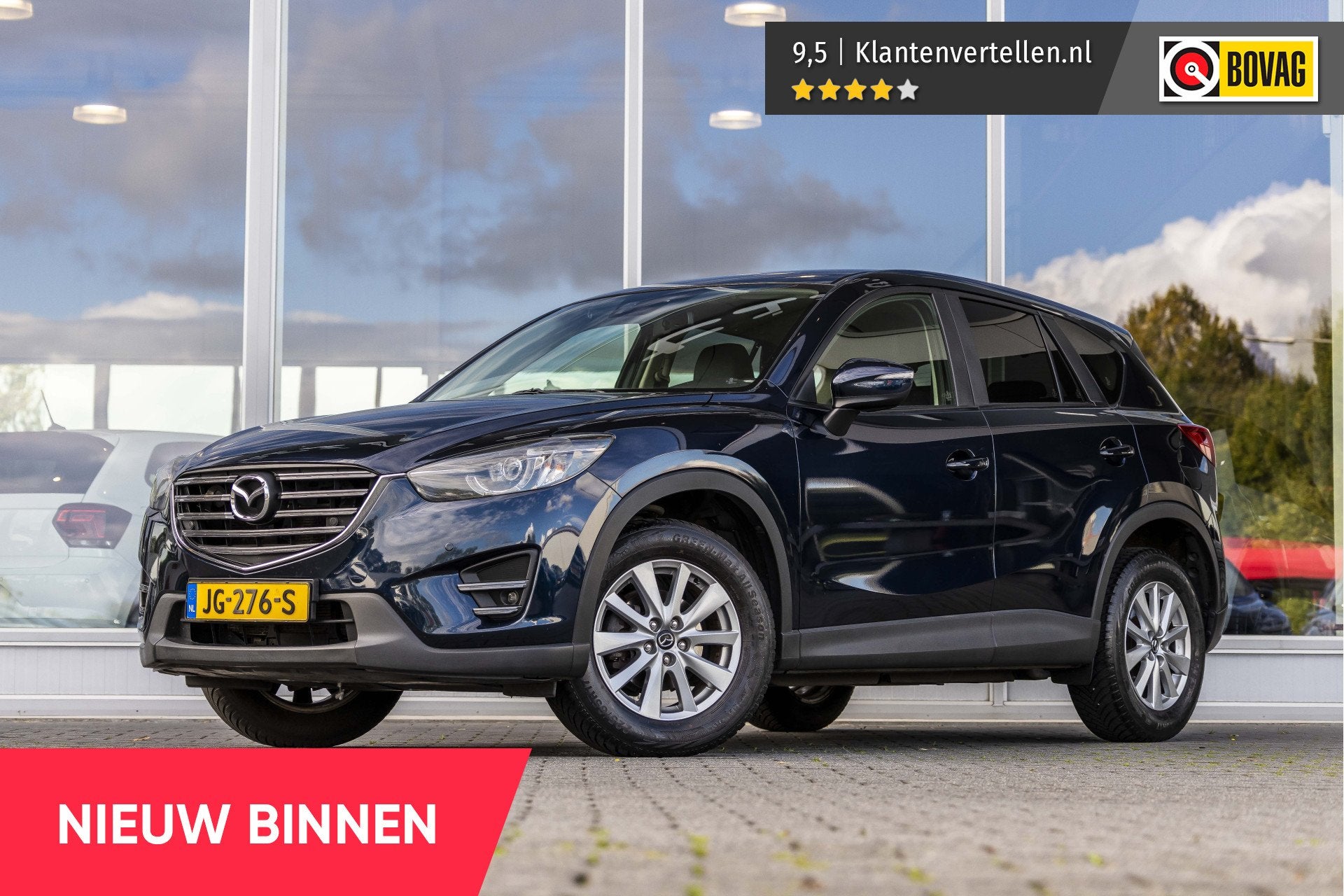 Mazda CX-5 2.0 SkyActiv-G 165 Skylease GT 2WD | Bose | Trekh, 4 cilinders, Blauw, Bedrijf, SUV of Terreinwagen