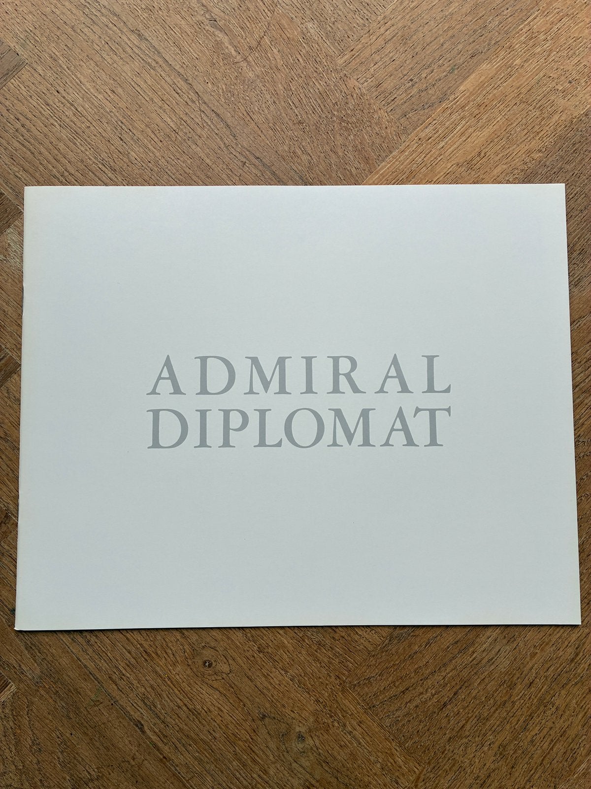 Opel Admiral en Diplomat brochure, Verzenden, Zo goed als nieuw, Opel