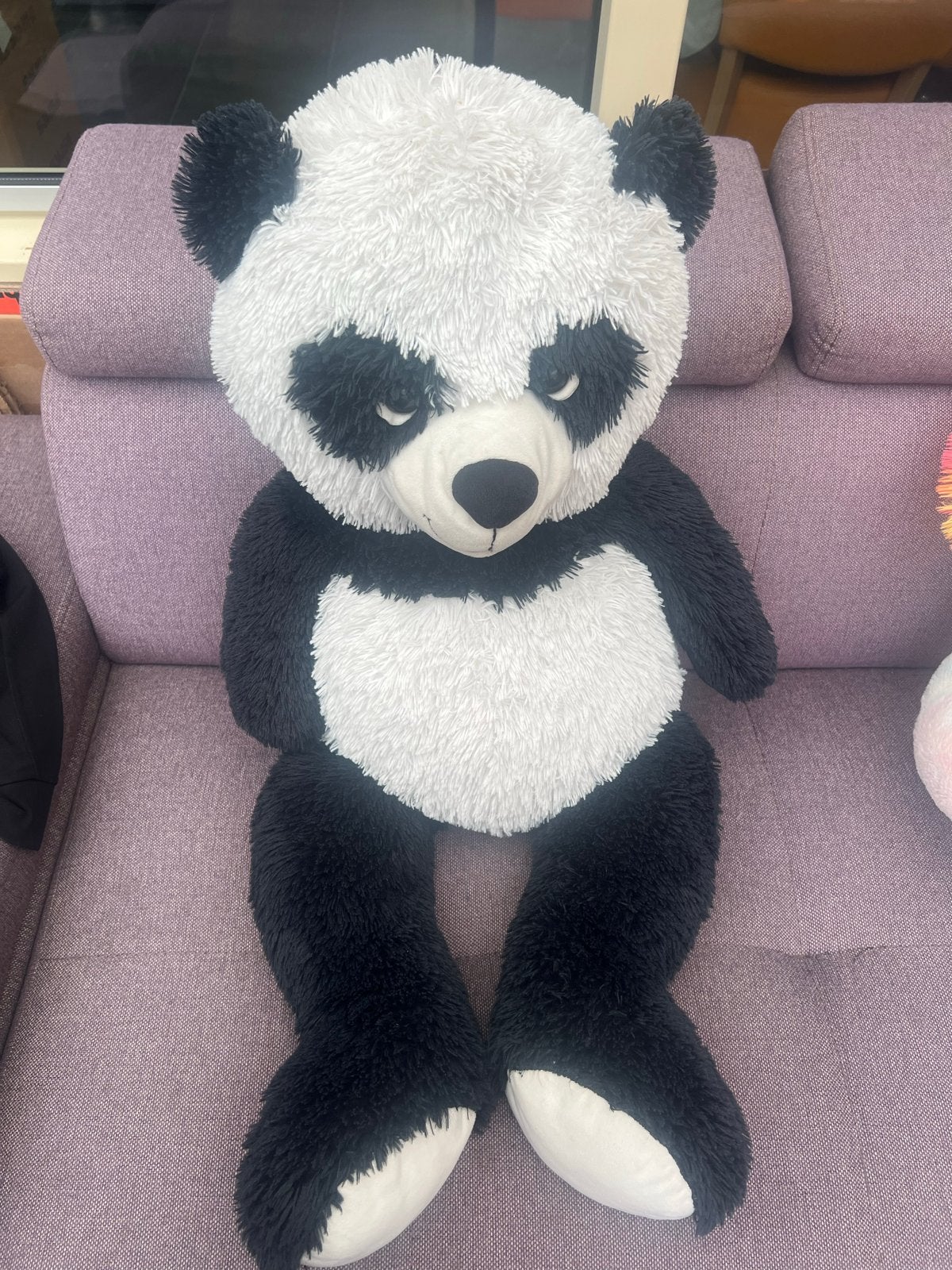 Grote panda knuffel - Zwart/Wit - Zo goed als nieuw, Ophalen, Overige merken, Overige karakters, Overige typen