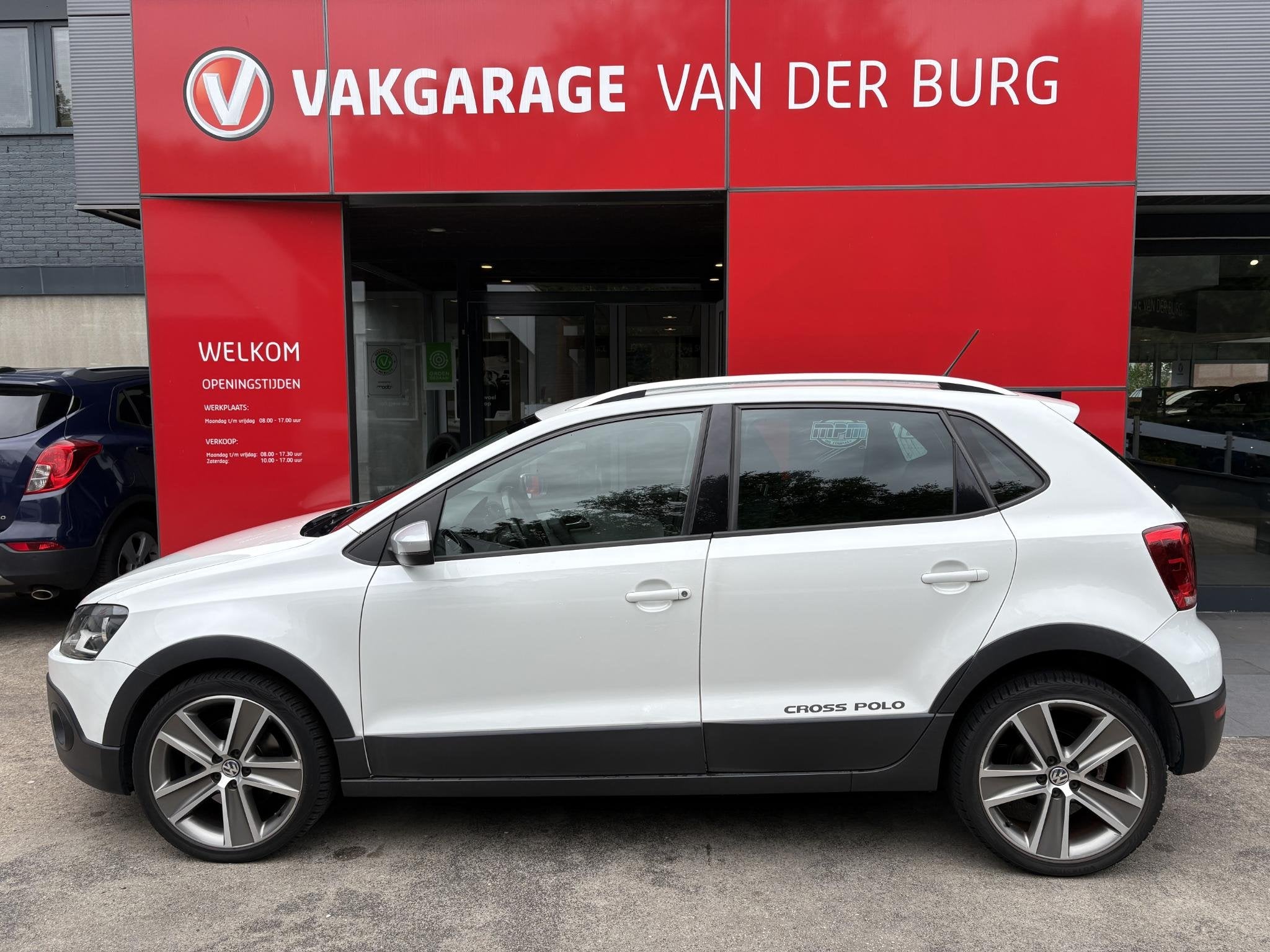 Volkswagen Polo 1.2 TSI Cross, Stof, Wit, Origineel Nederlands, Grijs