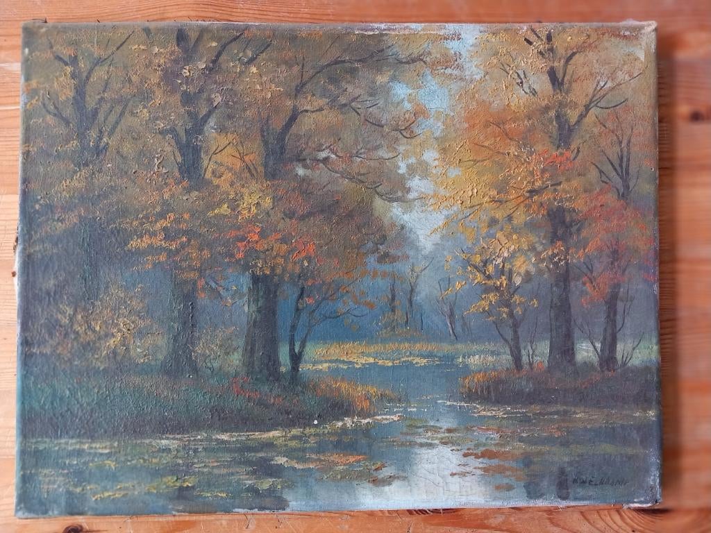 Schilderij Christiaan Hendrik Eckhardt (1883 - 1946), Antiek en Kunst, Ophalen of Verzenden