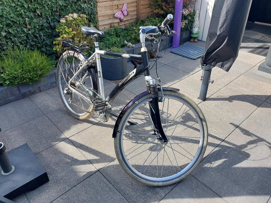 Batavus Compas herenfiets - Maat 52, Fietsen en Brommers, Ophalen, Gebruikt, Velgrem, Versnellingen