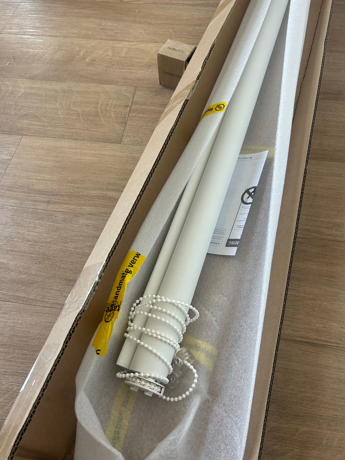Veneta rolgordijn verduisterend wit 200x180cm, Huis en Inrichting, Ophalen, Overige merken, Verduisterend, Wit