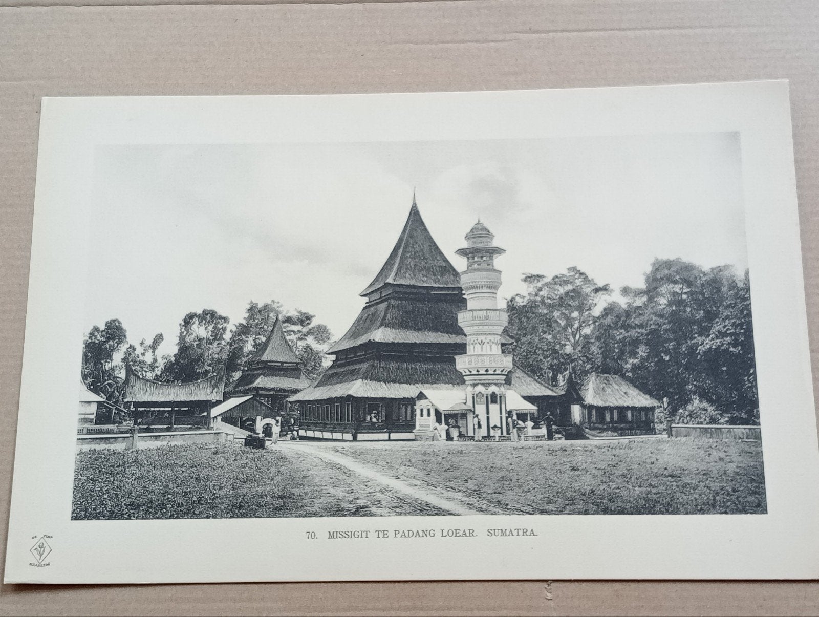 Fotogravure Indonesië Indonesia Nederlands Indië 1910, Ophalen of Verzenden, Voor 1940, Gebruikt, Overige onderwerpen