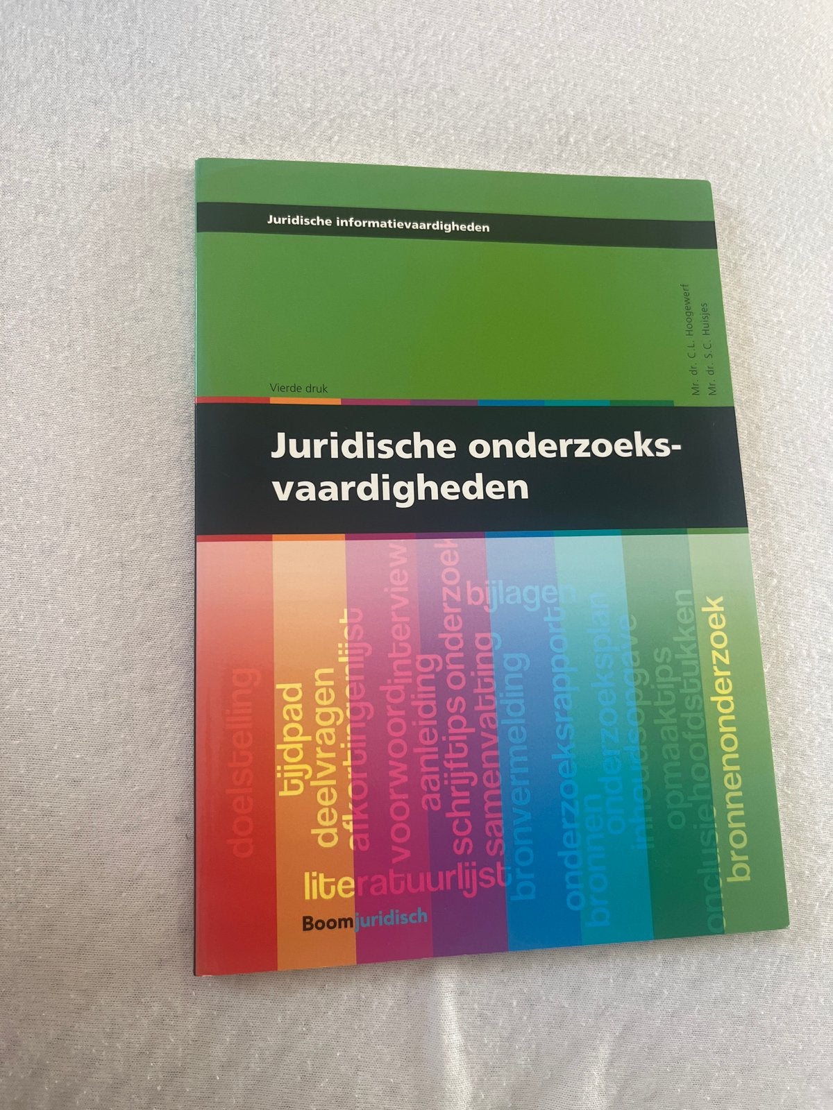 Juridische Onderzoeksvaardigheden - 4e druk, Boeken, Studieboeken en Cursussen, Ophalen of Verzenden, Gamma, Nieuw, LBO