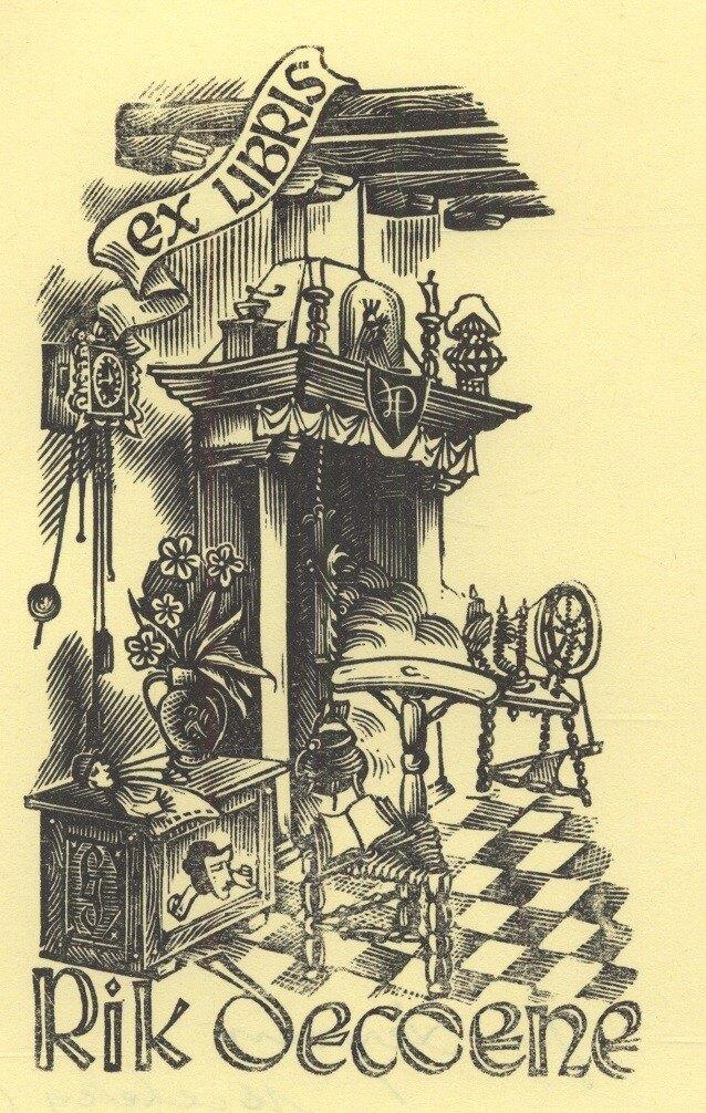 1112 Ex Libris België : Jef Leysen, 1945, Verzenden