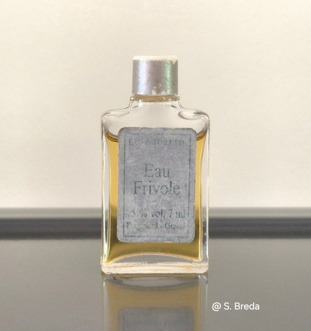 Fragonard Grasse - Eau Frivole - vintage jaren '50 miniatuur, Ophalen of Verzenden, Gebruikt, Miniatuur, Gevuld