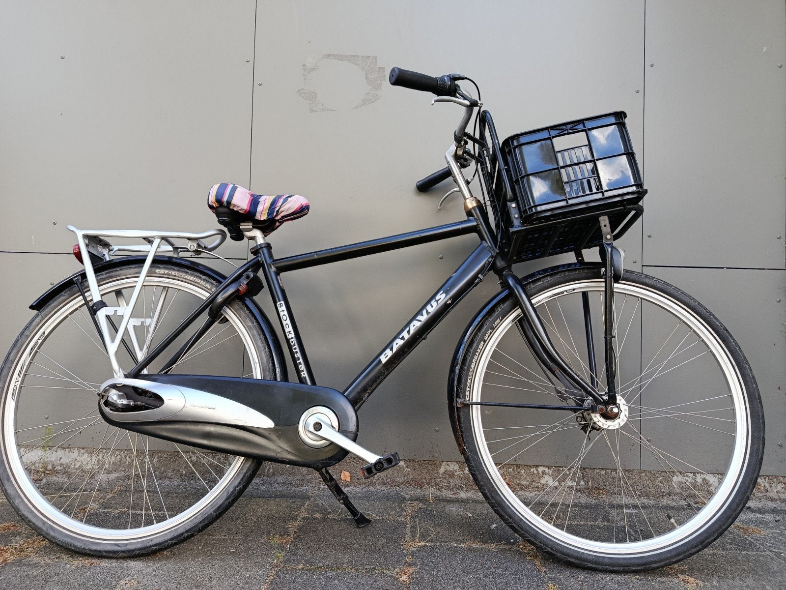 Jongens fiets Batavus 3 versnellingen AXA slot transportrek, Ophalen, Zo goed als nieuw, Batavus, Versnellingen