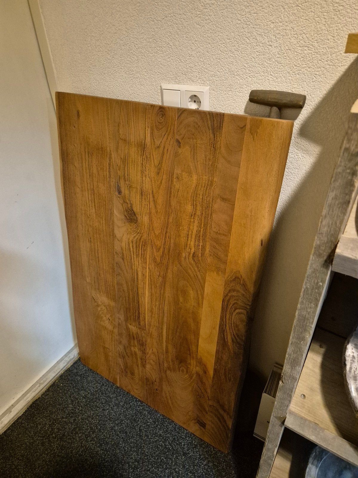 salontafel blad acacia, Ophalen, 100 tot 150 cm, Nieuw, VH-DESIGN