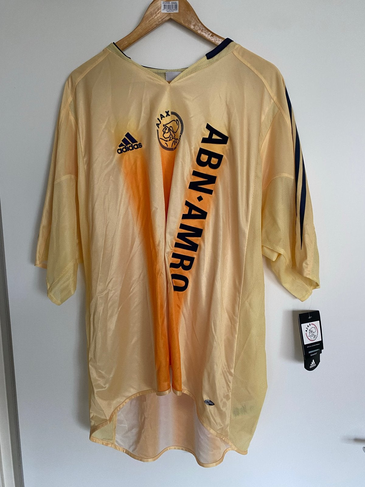 Ajax uitshirt 2000/2001 - Maat XXL, Ophalen, Geel, Nieuw, Maat 46/48 (XL) of groter