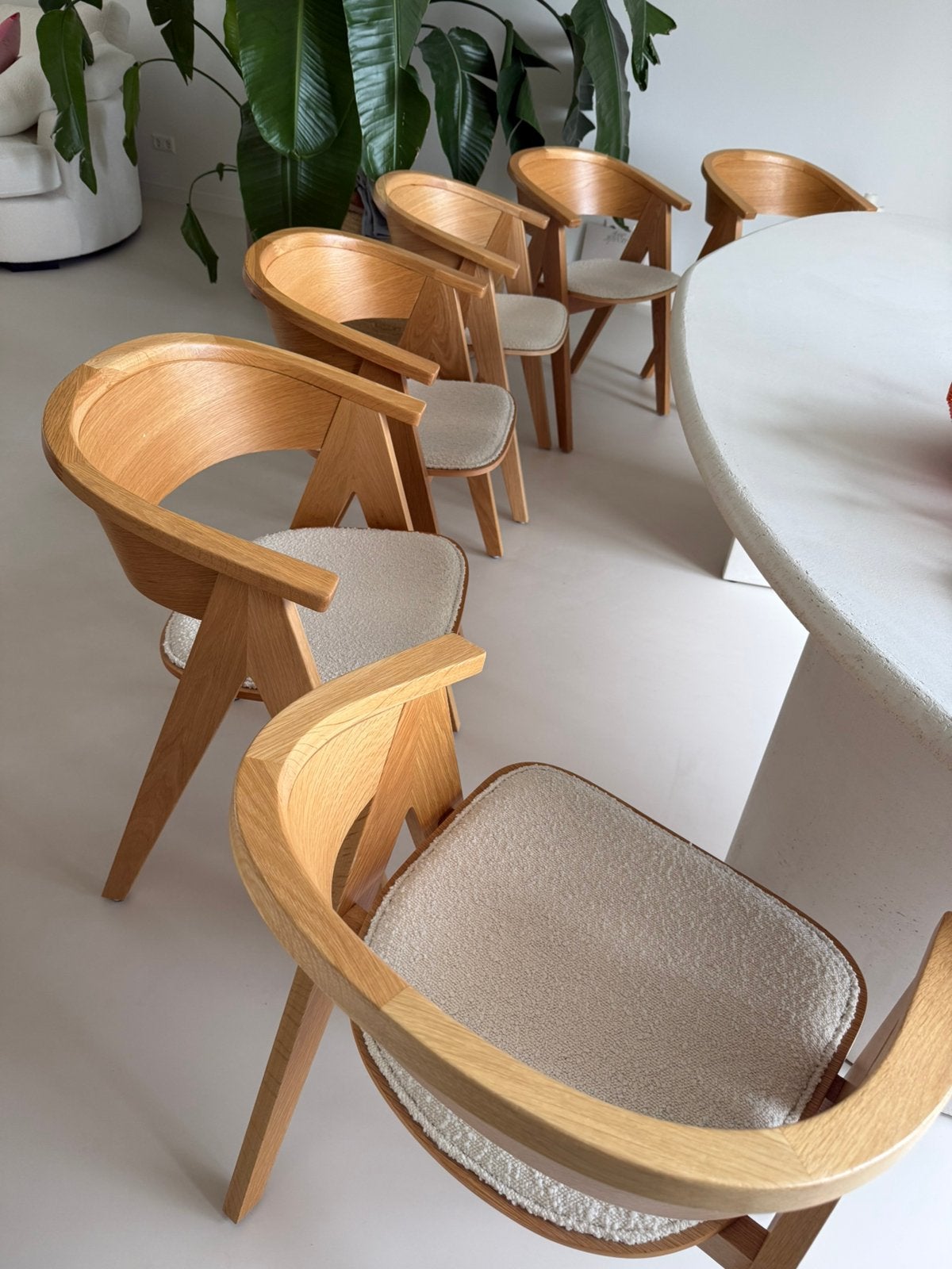6 eetkamerstoelen NDSM van Zuiver, Huis en Inrichting, Stoelen, Ophalen, Scandinavisch / Japandi, Twee, Overige kleuren