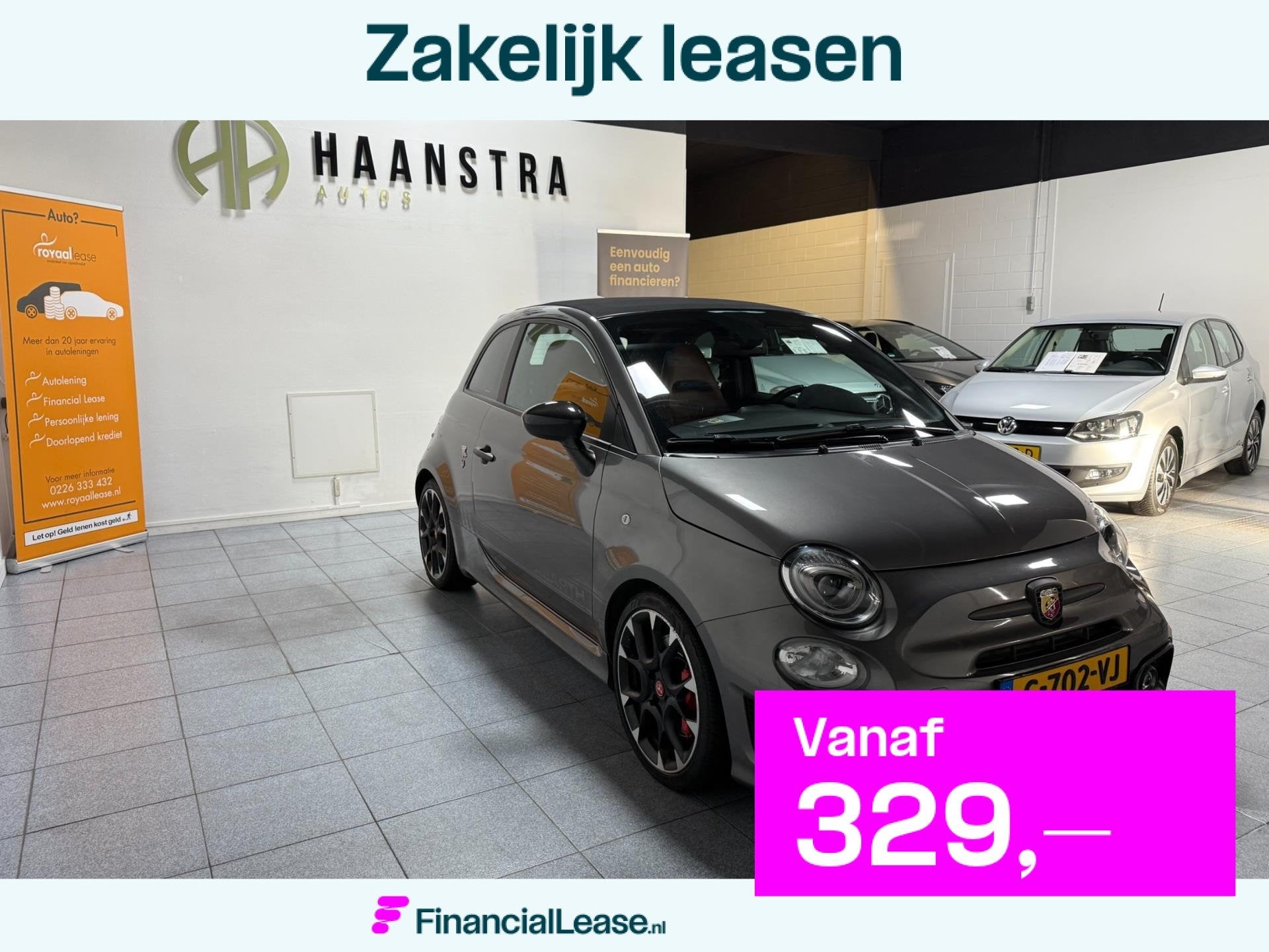 Fiat 500 1.4 T-Jet Abarth 595 Competizione 180 pk Cabriolet, Voorwielaandrijving, Dealer onderhouden, Euro 6, 4 cilinders
