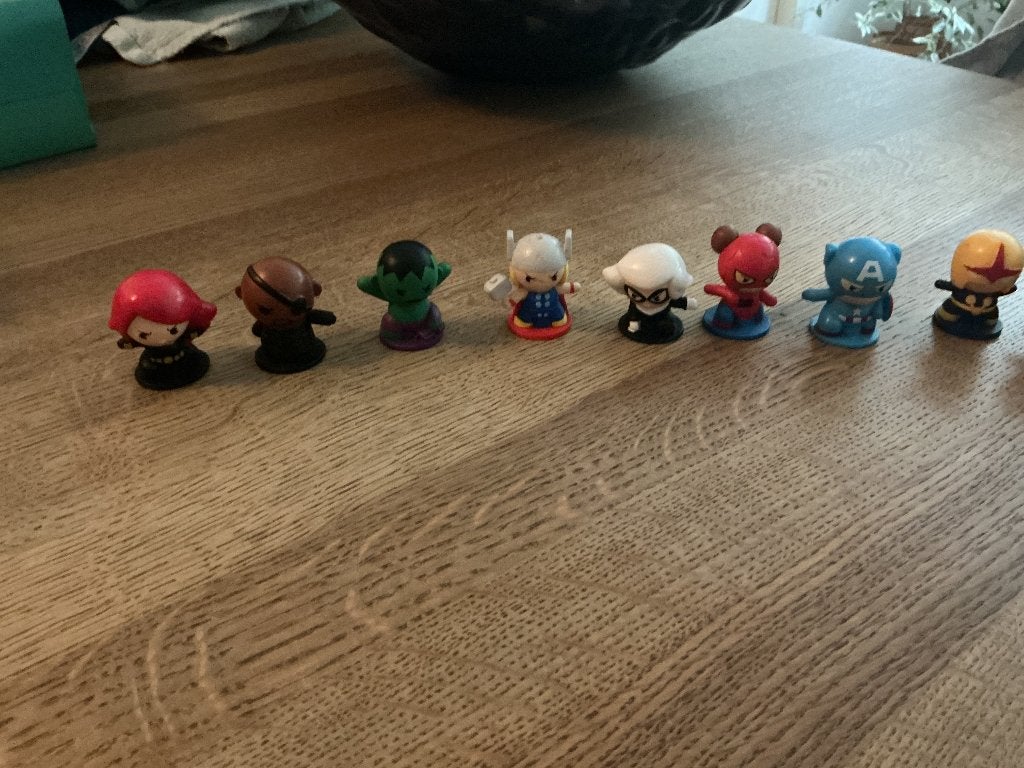 Poppetjes supermarkt plus 2014 12 stuks, Ophalen of Verzenden, Zo goed als nieuw