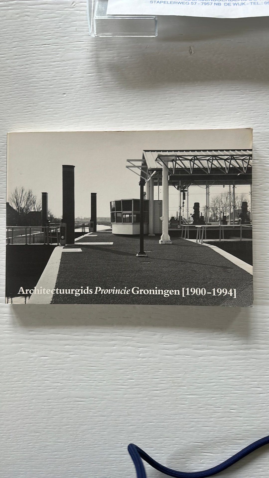 Architectuurgids Provincie Groningen  1900-1994, Ophalen of Verzenden, Zo goed als nieuw, Architectuur algemeen