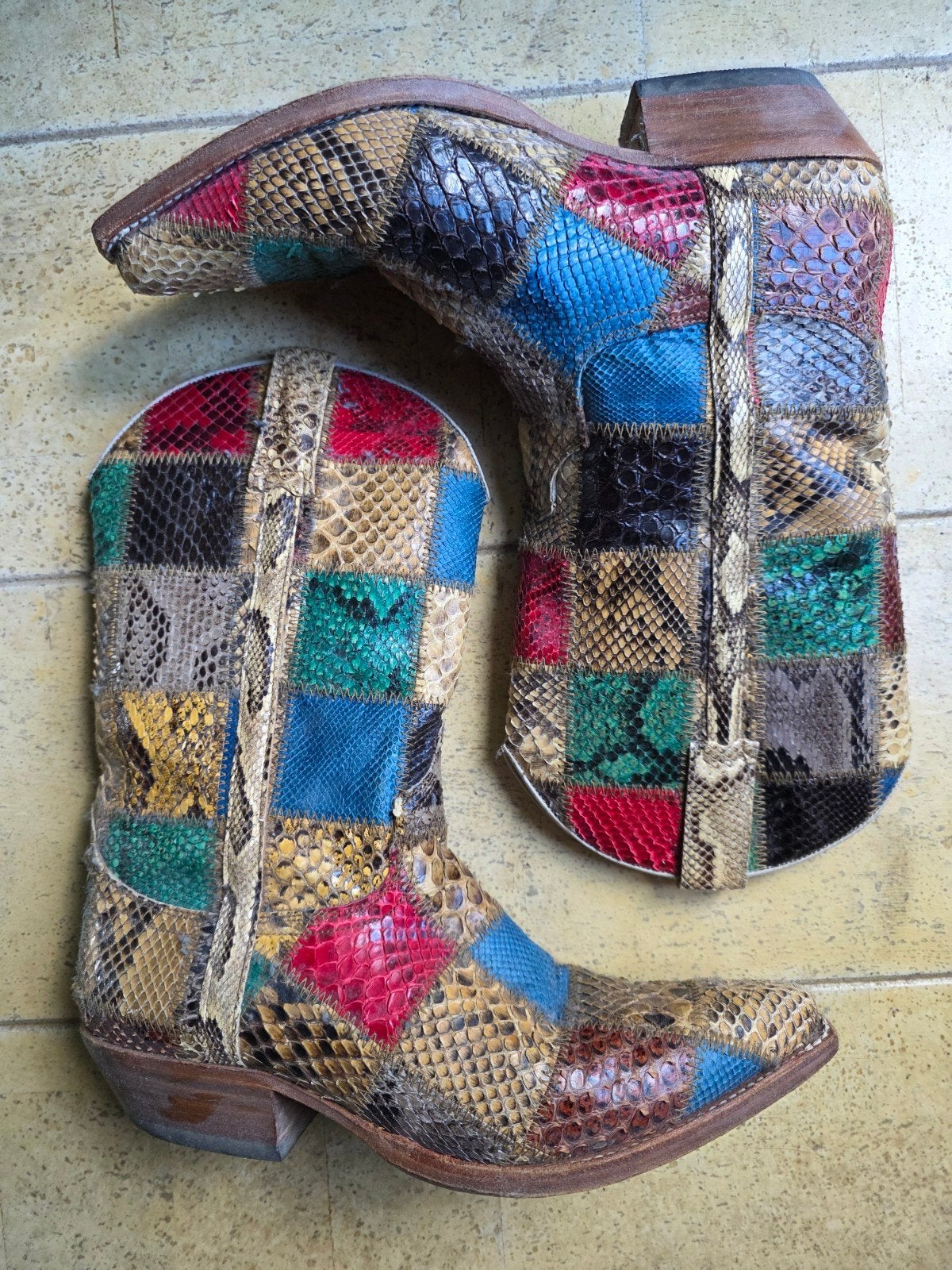 Full python boots mt 42. Cowboy western laarzen, Ophalen of Verzenden, Zo goed als nieuw, Overige kleuren