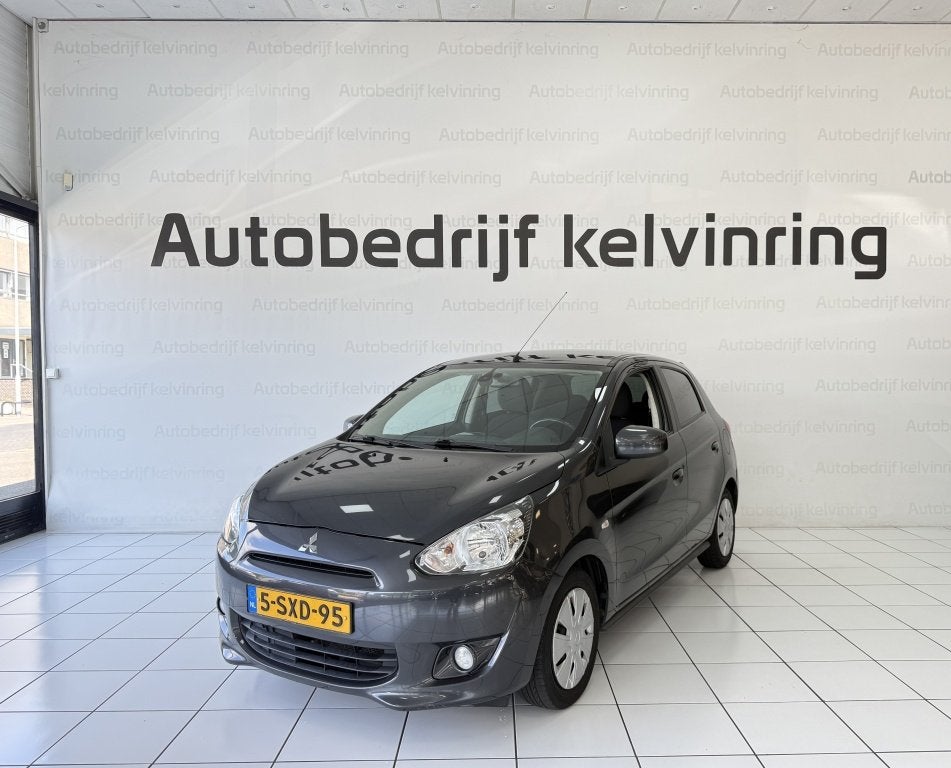 Mitsubishi Space Star 1.0 Intense Airco Bovag garantie, Auto's, Euro 5, Stof, Gebruikt, Origineel Nederlands
