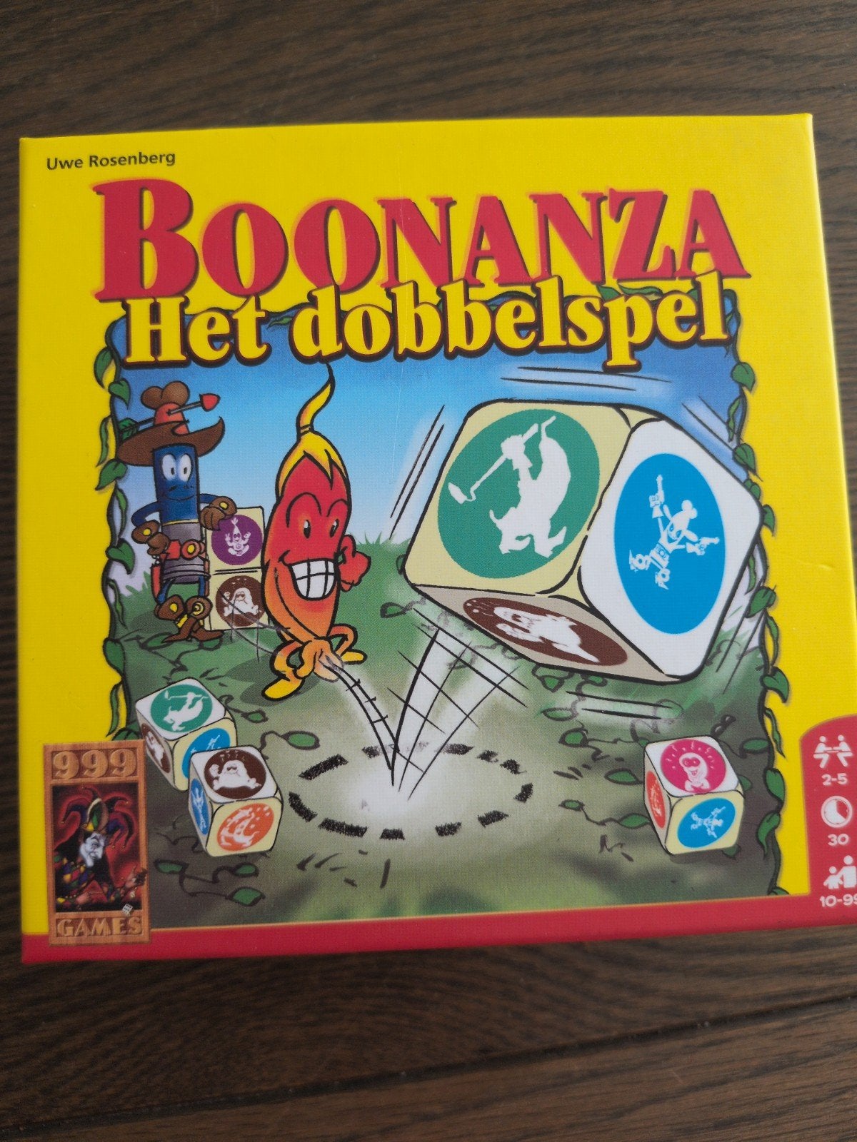 Boonanza: Het Dobbelspel, Drie of vier spelers, Ophalen, Nieuw, 999 Games