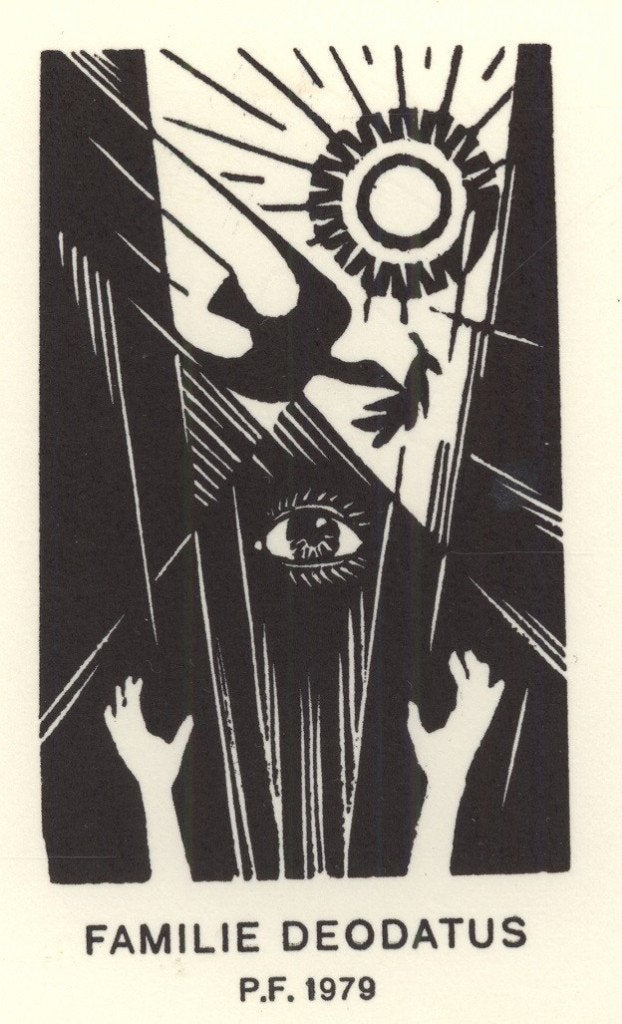 0070 Ex Libris Nederland : Jan Deodatus, 1978, Verzenden, Ex libris