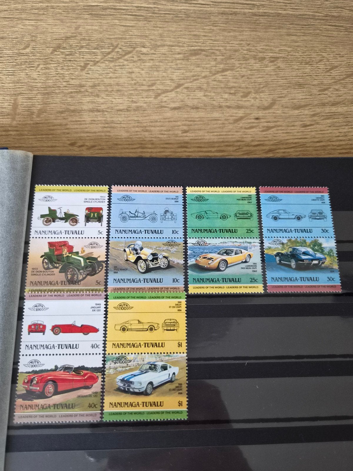 Postzegelverzameling Auto's/Oldtimers — Ferrari, Bugatti ed, Ophalen of Verzenden, Nieuw, Auto's