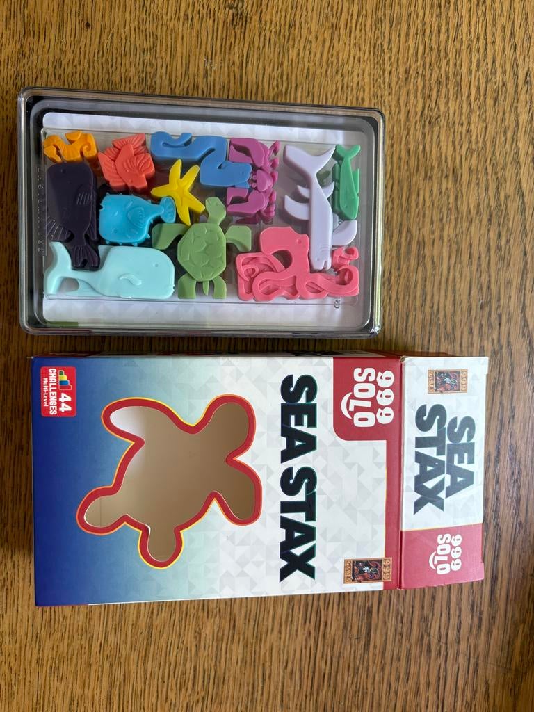 Sea Stax puzzelspel - 999 Games, Kinderen en Baby's, Speelgoed | Overig, Zo goed als nieuw, Jongen of Meisje, Ophalen of Verzenden