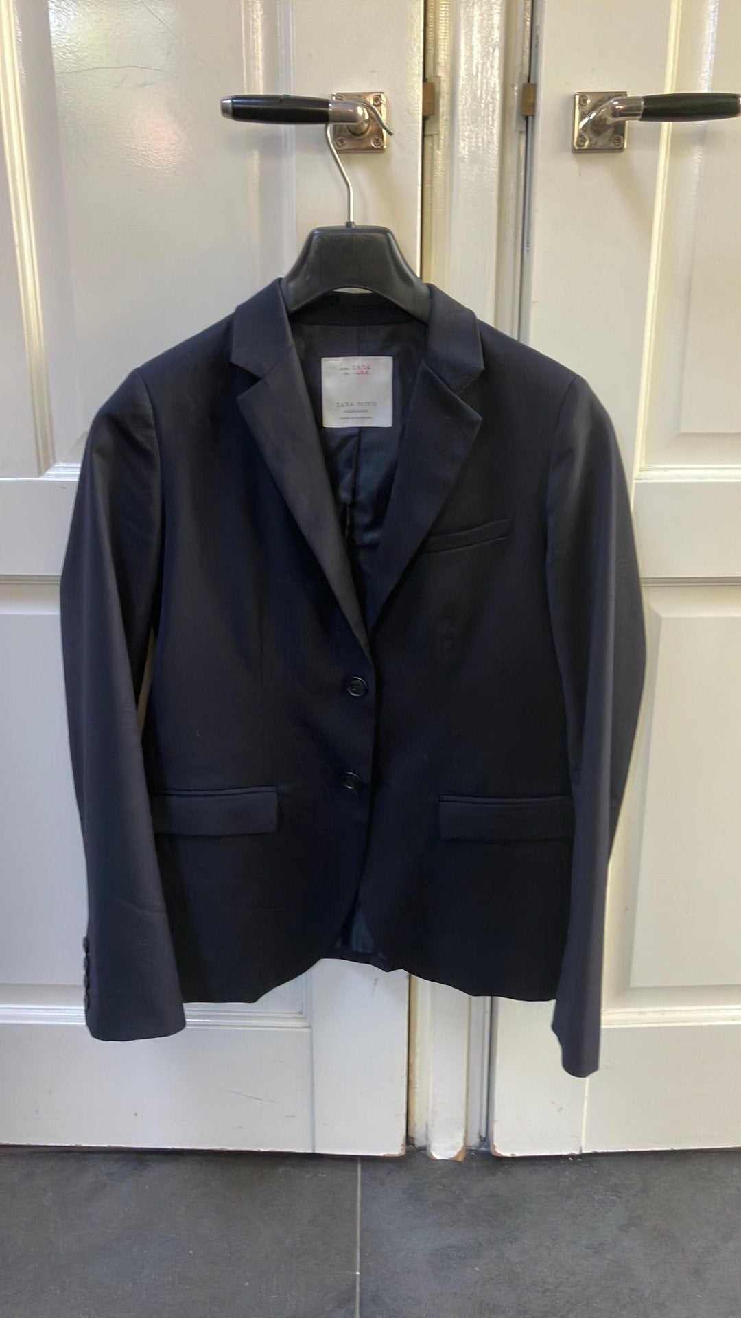 Colbert donkerblauw maat 164, Ophalen of Verzenden, Zo goed als nieuw, Maat 46 (S) of kleiner, Blauw