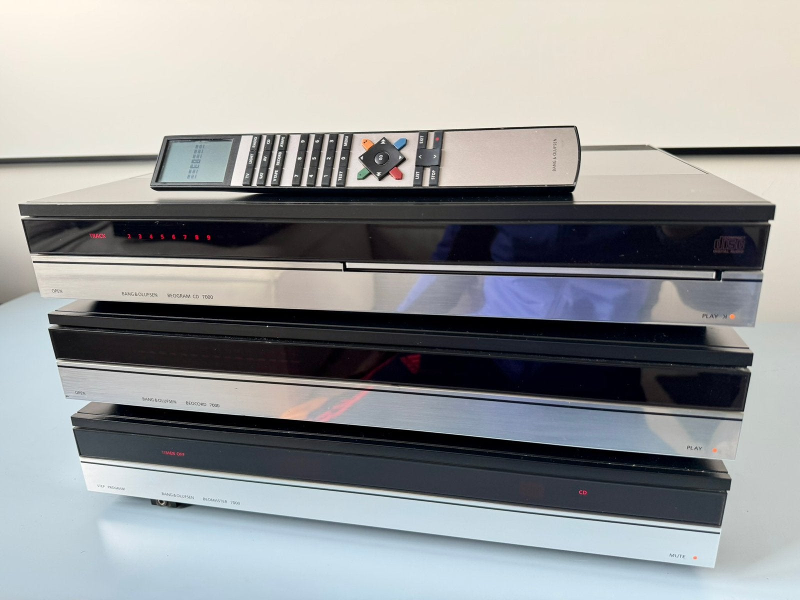 Bang & Olufsen Beosystem 7000 – Beomaster, CD, Beocord Beo4, Ophalen, Gebruikt, Cassettedeck, Bang & Olufsen