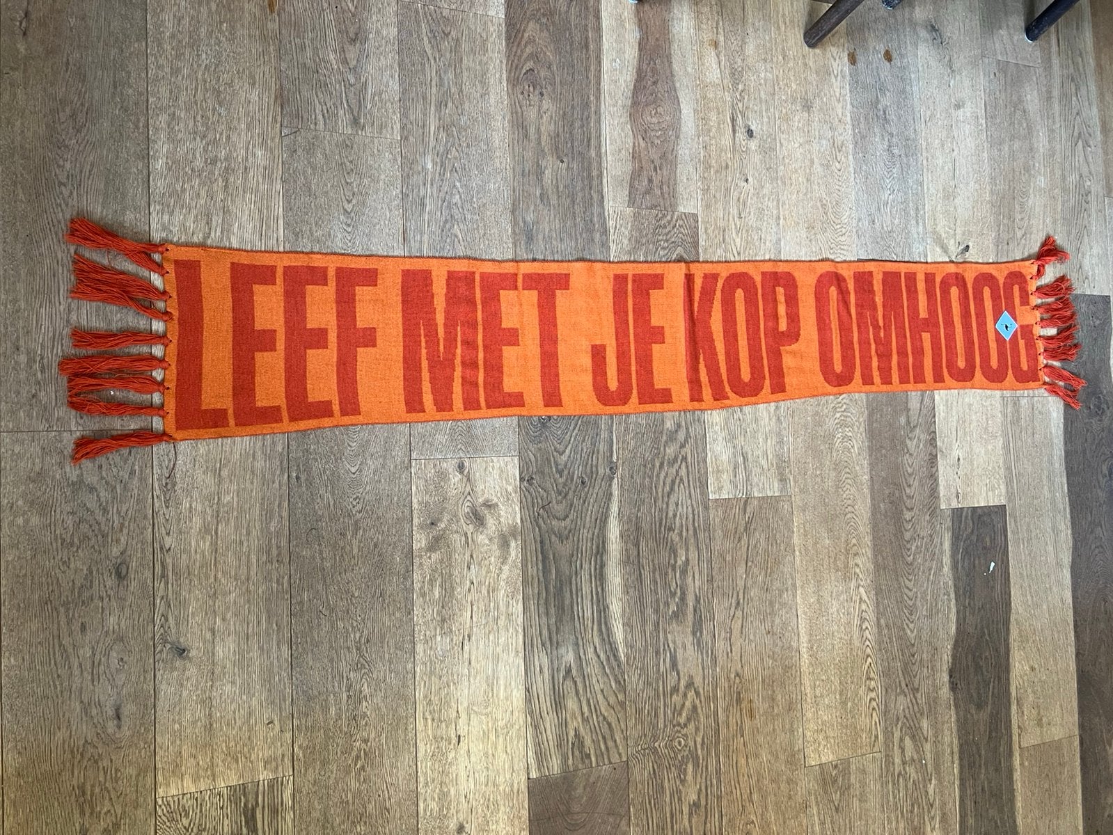 Brouwerij ‘t Ij sjaal 'LEEF MET JE KOP OMHOOG' - nieuw, Ophalen of Verzenden, Nieuw, Kleding, Overige merken