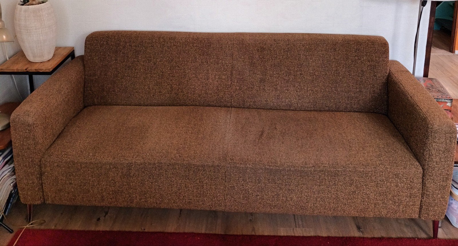 driezitsbank van Goossens, Huis en Inrichting, Ophalen, Driepersoons, 75 tot 100 cm, Stof