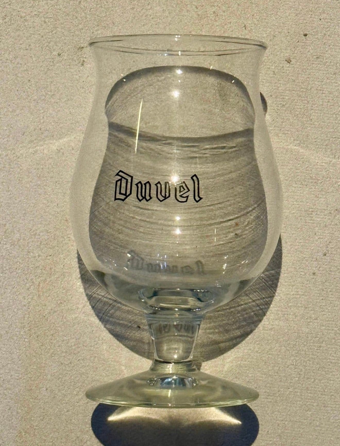 Duvel - 'Zwarte letters', Ophalen of Verzenden, Nieuw, Glas of Glazen, Duvel