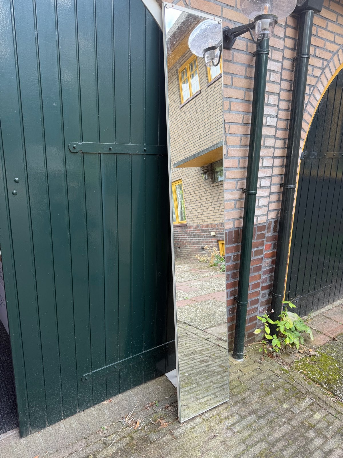 Grote spiegel, gratis op te halen, Huis en Inrichting, Woonaccessoires | Spiegels, Ophalen, Minder dan 50 cm, Gebruikt, 200 cm of meer