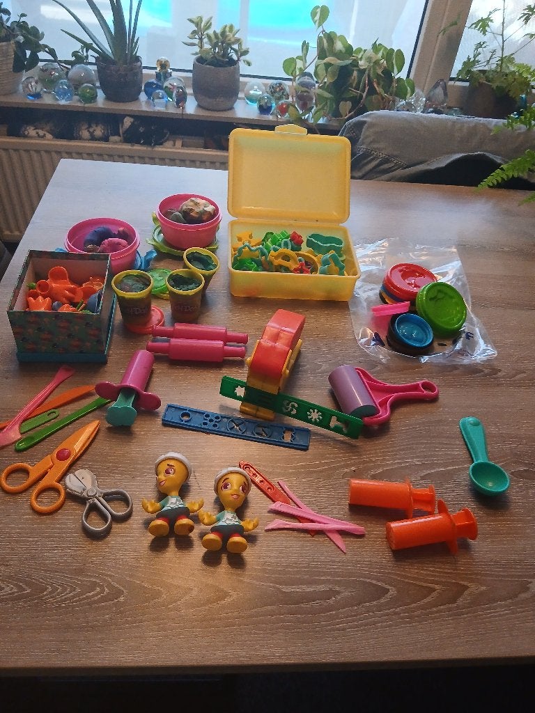 125-delige klei set, Ophalen, Gebruikt