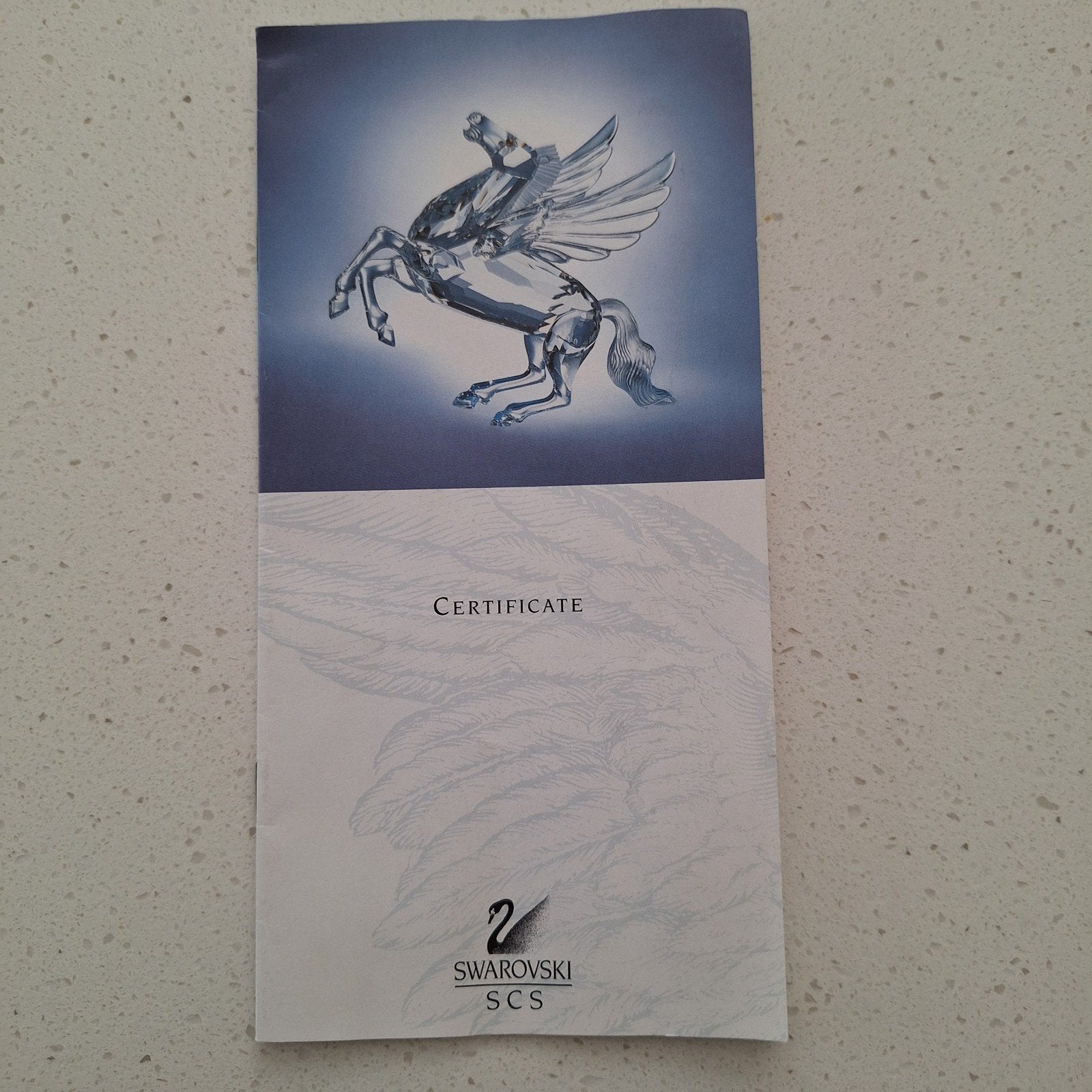 Swarovski Jaareditie 1998 Pegasus Certificaat, Verzamelen, Ophalen of Verzenden, Gebruikt, Figuurtje