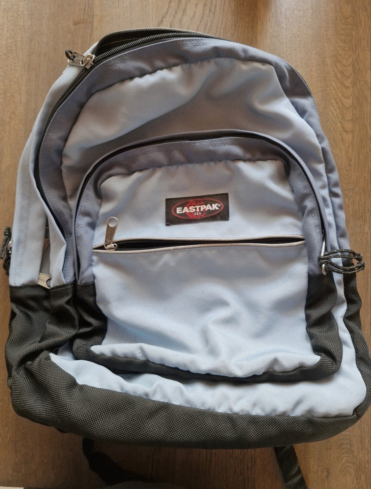 Eastpak Rugzak - Lichtblauw/Grijs, Ophalen of Verzenden, Gebruikt, 40 cm of meer, Eastpak