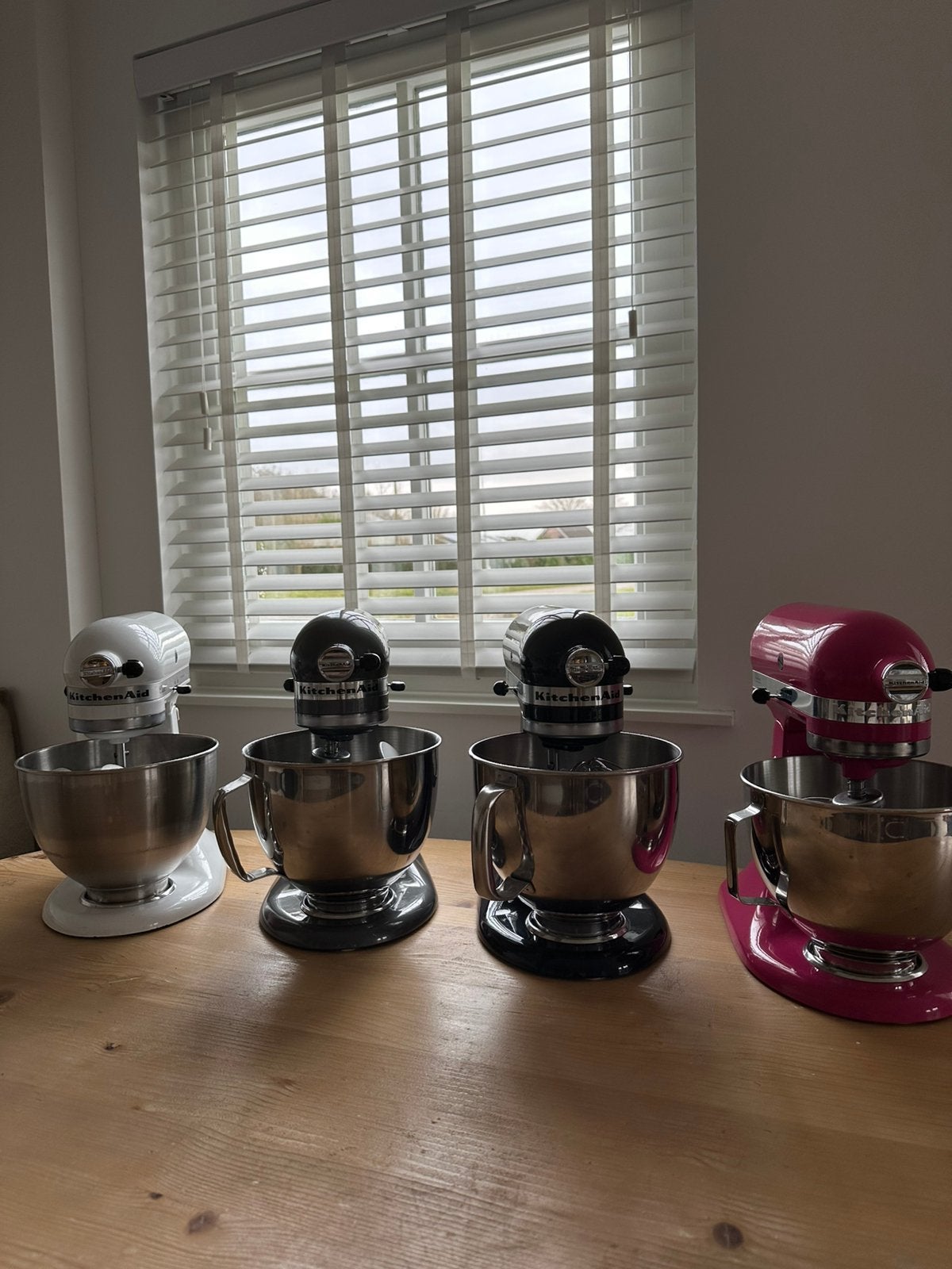 Kitchenaid keukenmachine meerdere op voorraad, 4 liter of meer, Ophalen of Verzenden, Refurbished, 3 snelheden of meer