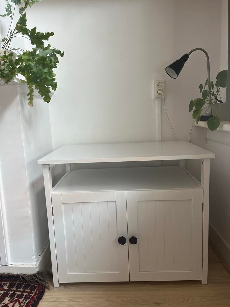 Cat litter box furniture, Dieren en Toebehoren, Kattenbakken, Ophalen, Zo goed als nieuw