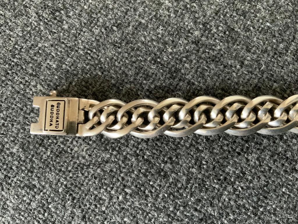 Armband, Buddha to Buddha, Sieraden, Tassen en Uiterlijk, Armbanden, Ophalen, Zo goed als nieuw, Zilver, Zilver
