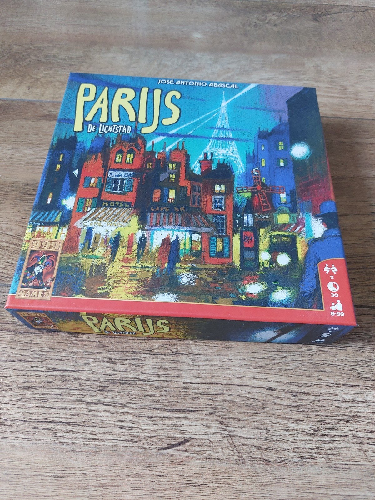 Parijs De Lichtstad - bordspel, Een of twee spelers, Ophalen, Zo goed als nieuw, 999 Games