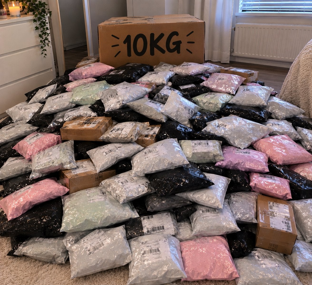 10KG VERLOREN VINTED PAKKETJES, Ophalen of Verzenden, Zo goed als nieuw