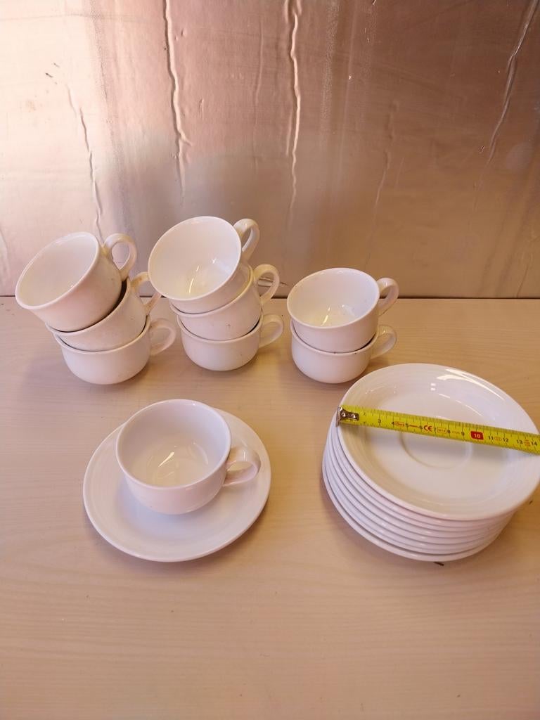 Villeroy & Boch Adrena servies set, 9-delig, wit porselein, Ophalen of Verzenden