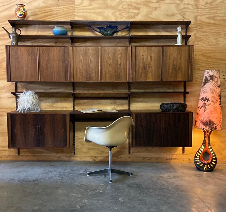 Kai Kristiansen/FM Mobler mod  palisander wandsysteem, Ophalen, Zo goed als nieuw, Minder dan 150 cm, Minder dan 100 cm