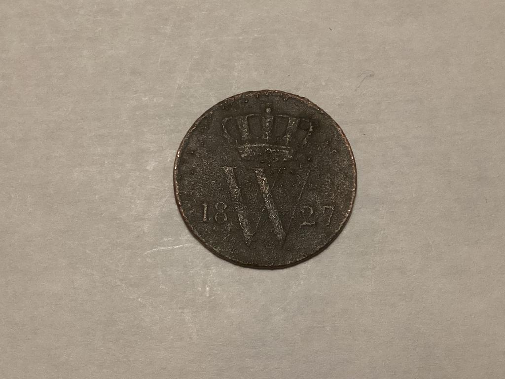 1 cent 1827 ( r16), Ophalen of Verzenden