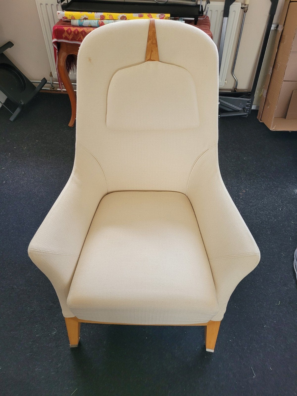 Giorgetti Relax Fauteuil met Hockers - Massimo Scolari, Ophalen, Gebruikt, Design, 75 tot 100 cm