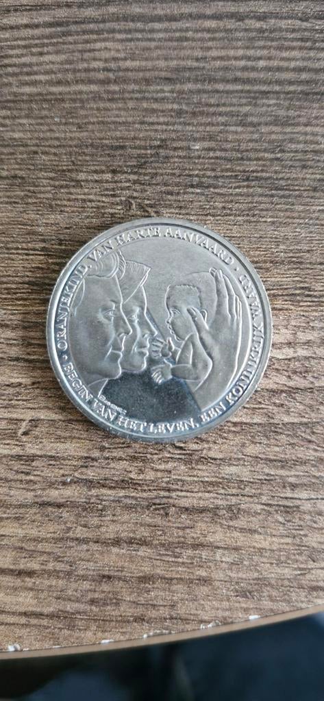 Geboortemunt Prinses Catharina-Amalia 2003, Postzegels en Munten, Munten | Nederland, Koningin Beatrix, Geboorte of Huwelijk, Losse munt