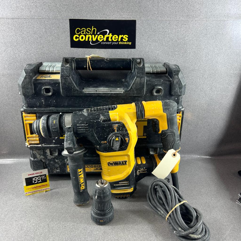 DeWalt D25334 SDS Plus Combi Hamer | koffer | 403728, Boor- en/of Breekhamer, Ophalen of Verzenden, Variabele snelheid, Gebruikt