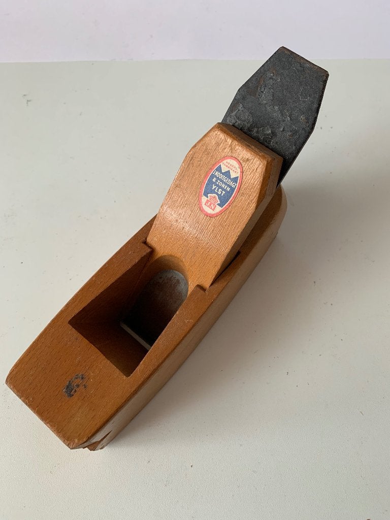 Vintage houten schaaf van Nooitgedagt & Zonen IJlst, Ophalen of Verzenden, Gebruikt, Overige typen, Nooitgedacht