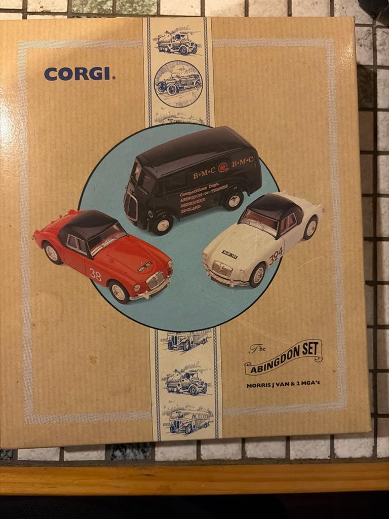 Corgi The Abingdon Set - Limited Edition vintage modelauto, Hobby en Vrije tijd, Modelauto's | 1:43, Ophalen, Nieuw, Auto, Corgi