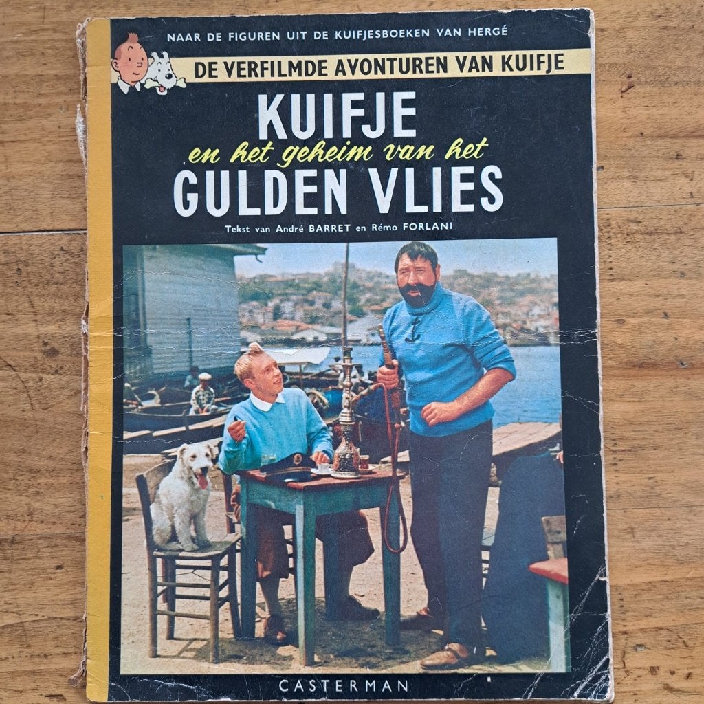 De Verfilmde Avonturen van KUIFJE - Het Gulden Vlies, Gelezen, Eén stripboek, Ophalen of Verzenden, Hergé