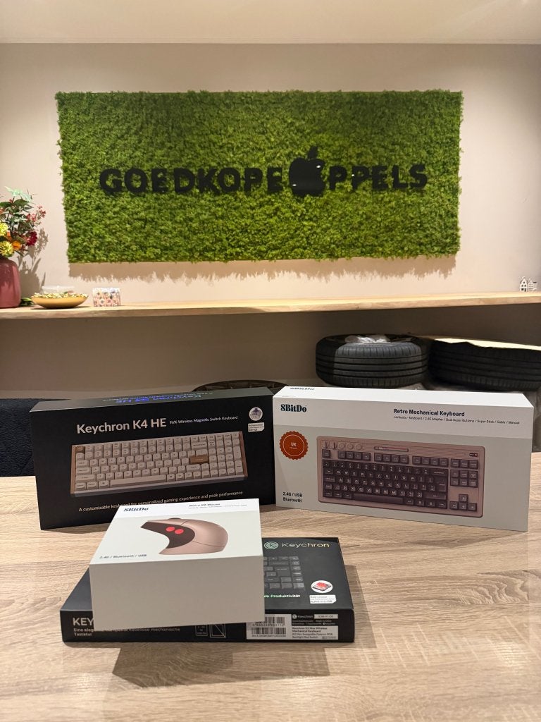 Keychron K4 HE, K3 Max, 8BitDo keyboard en muis | partij, Keychron K4, Zo goed als nieuw, Keychron K4, Keychron K4