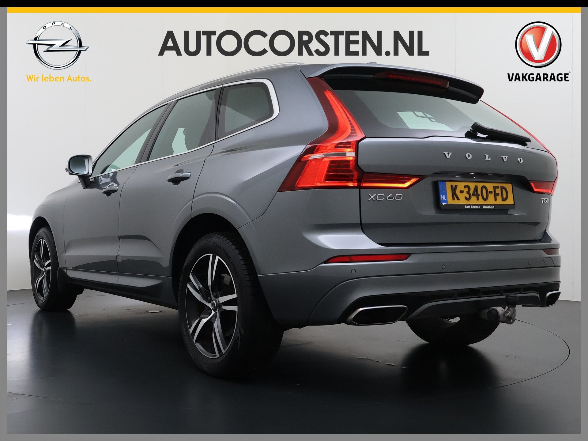 Volvo XC60 T5 251PK Autom Inscription R-design Trekhaak Navi, Dealer onderhouden, Gebruikt, 4 cilinders, 252 pk