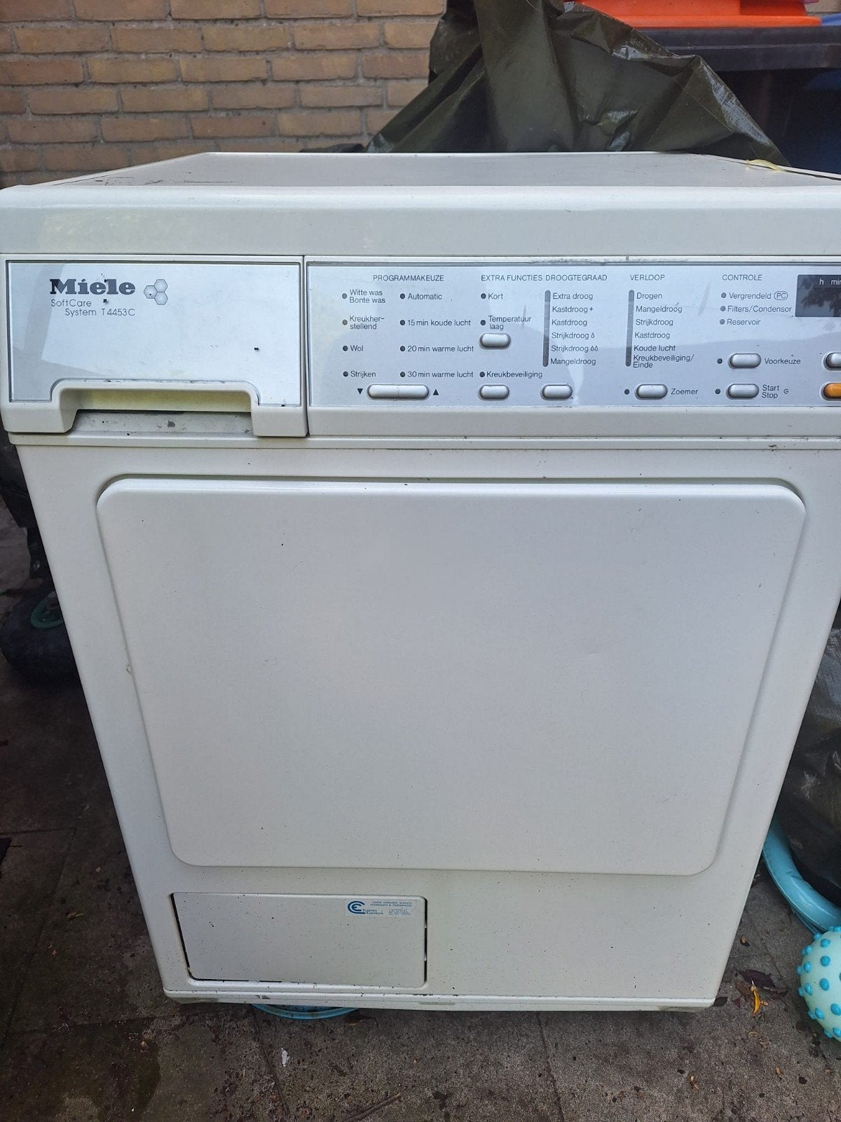 Miele condensdroger T4453C, Witgoed en Apparatuur, Wasdrogers, 6 tot 8 kg, Ophalen of Verzenden, Condens, 85 tot 90 cm